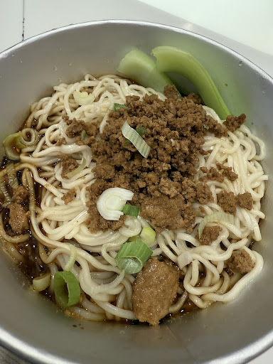 A bowl of dan dan noodles from Rolling Man